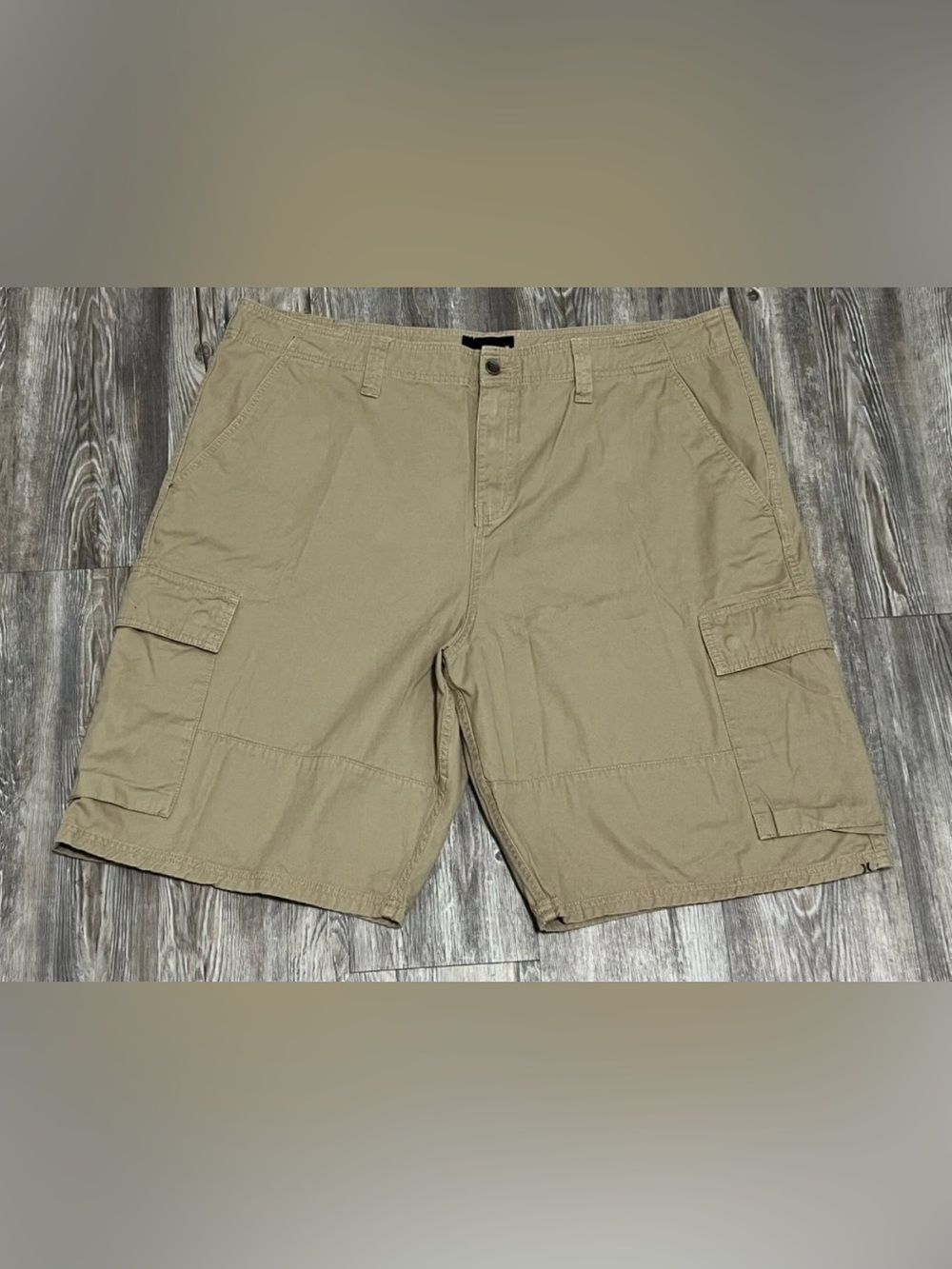 44 Hurley Mens Tan Khaki Cargo Shorts - Surf Skate Surfer Skater